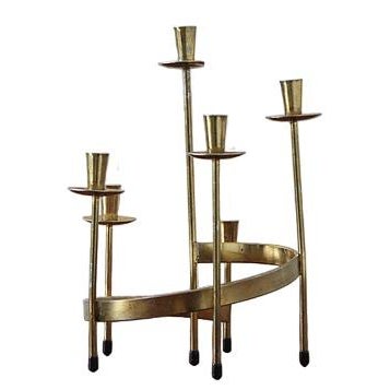1950s Candleholder by Gunnar Ander for Ystad-Metall, 1950s For Sale - Image 5 of 5