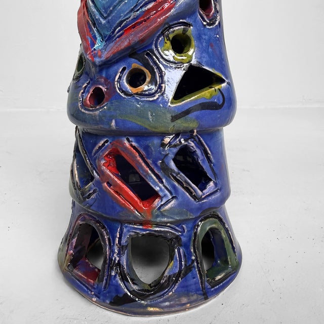 Sculptural Ceramic Mythical Jackal by Gennaro Condurso, Italy, 2010s For Sale - Image 6 of 15