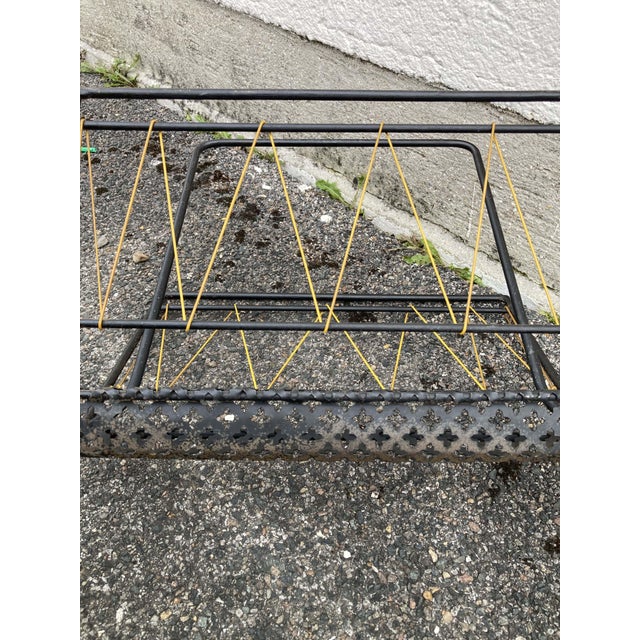 Magazine Rack in the style of Mathieu Matégot, 1960s For Sale - Image 4 of 8
