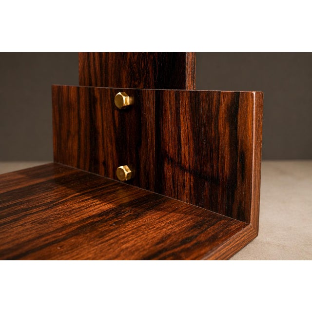 Modular Brazilian Rosewood Shelving Units by Ernesto Hauner, Brazil, 1960s For Sale - Image 15 of 18