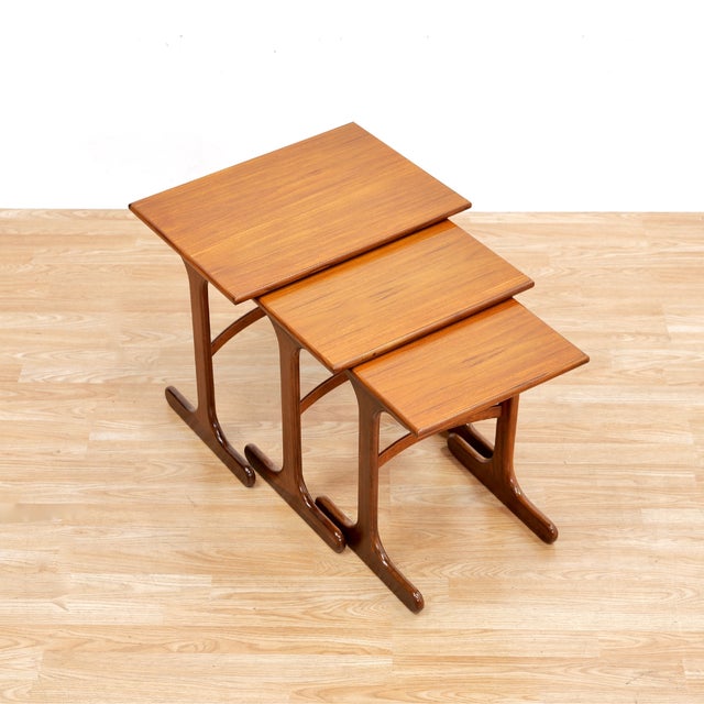 Mid-Century Modern 1960s Mid Century Teak Nesting Tables by G Plan - Set of 3 For Sale - Image 3 of 9