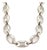 Mid 20th Century Tiffany & Co. Sterling Silver Pebbles Oval Link Necklace For Sale