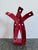 Mid-Century Brazilian Modern Red Lacquered Abstract Table Sculpture For Sale - Image 6 of 12