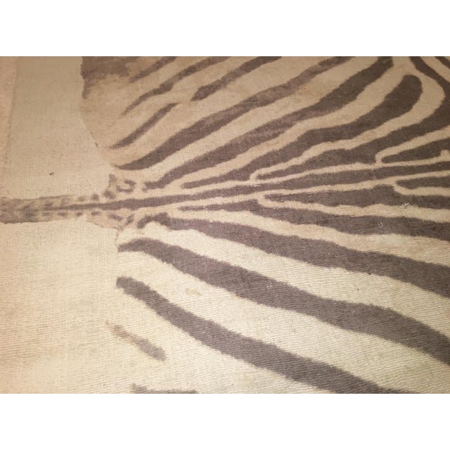 Printed Zebra Rug 5" x 8" Chairish