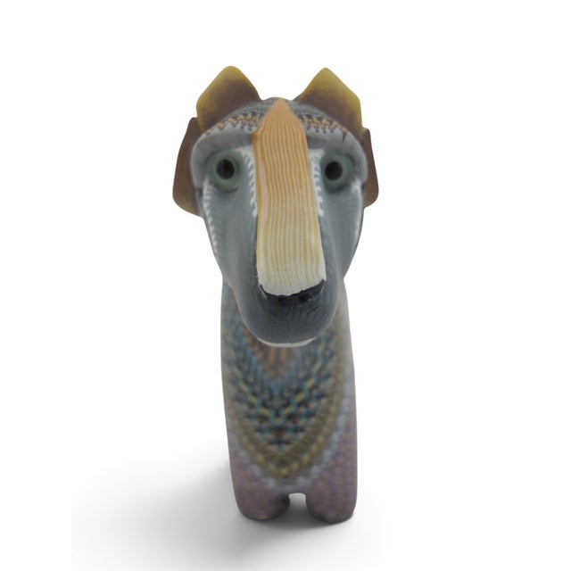 Jon Stuart Anderson Fimo Polymer Millefiori Clay Ram Figurine Sculpture For Sale - Image 4 of 10