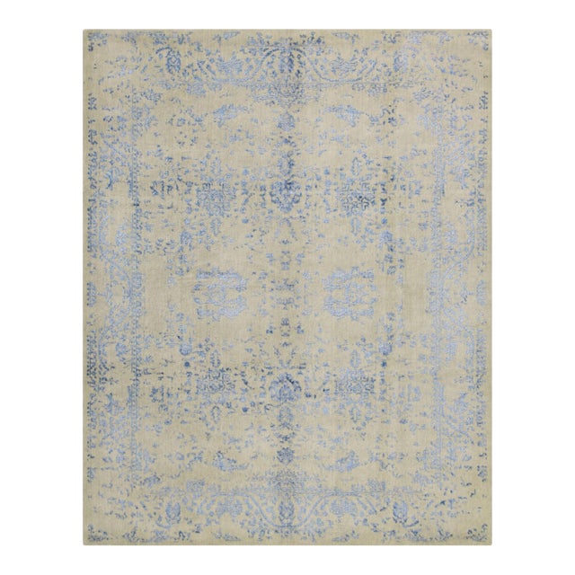 Wool Pile Handmade Rug. 7'10" X 10'00" For Sale