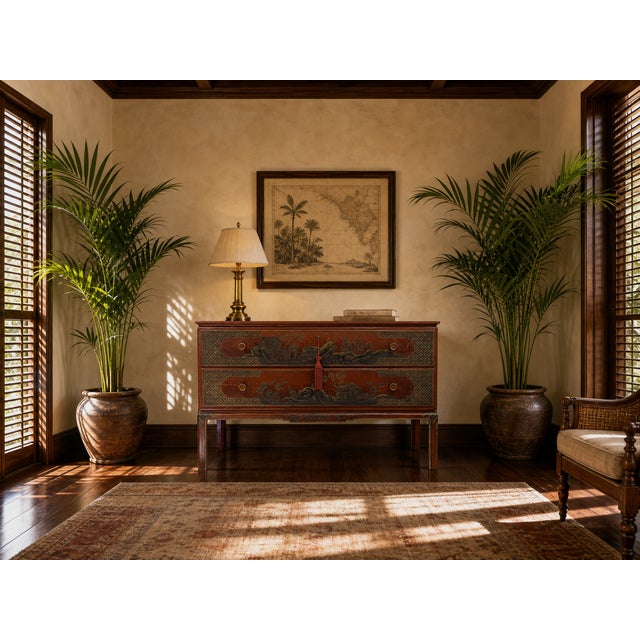 Extraordinary beautiful chest/ piece of art made in Sweden ca 1920. This piece is designed in the style of the selected...