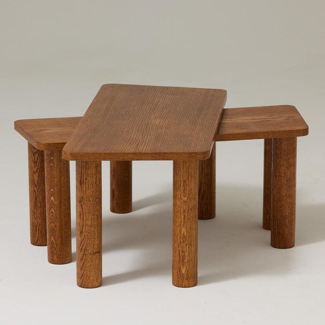 Mid-Century Modern Wood Coffee Tables, 1950, Set of 2 For Sale - Image 14 of 18