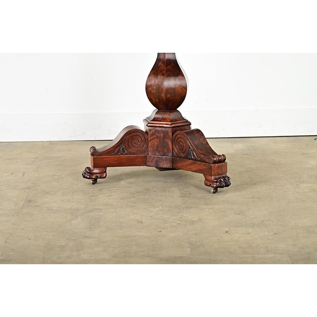 French 19th Century Restauration Mahogany Gueridon For Sale - Image 4 of 11