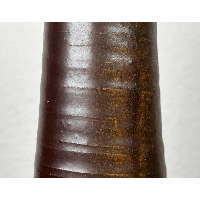 Vintage German Studio Pottery Vase by Acki Jürgens, 1970s, in Very Good conditions. Designed 1970 to 1979 This piece has...