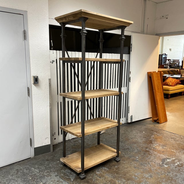 Restoration Hardware Salvage Baker’s Rack/Etagere Chairish