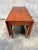 Antique American Sheraton Cherry Drop Leaf Dining Table Rope Twist Legs 1830s For Sale - Image 4 of 11