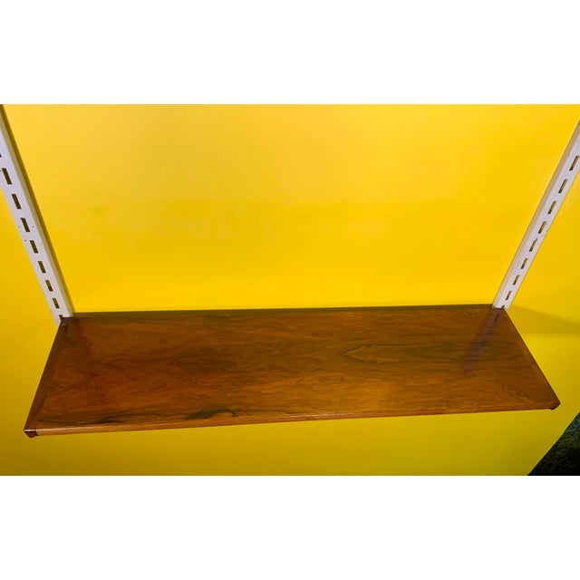 1960s Kai Kristiansen Rosewood Wall Unit, Mid-Century Scandinavian Shelving System For Sale In New York - Image 6 of 9