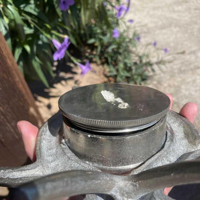 Mid 20th Century Antler Metal Clock by Hamilton Interiors For Sale - Image 5 of 8