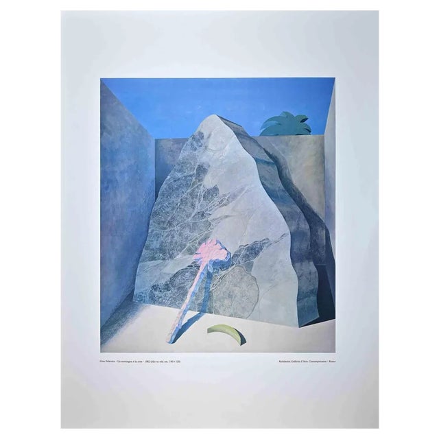 Gino Marotta, The Mountain and the Rose, Vintage Poster, 1982 For Sale