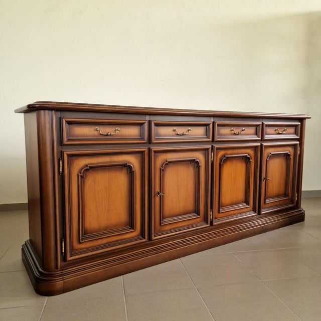 Wood Large French Cabinet with Wall Display Cabinet, 1990s, Set of 2 For Sale - Image 7 of 15