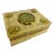 Vintage Solid Brass and Jade Chinese Trinket Box For Sale