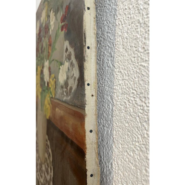 Benjamin II Vautier, Napperon, 1925, Oil on Canvas For Sale - Image 10 of 12