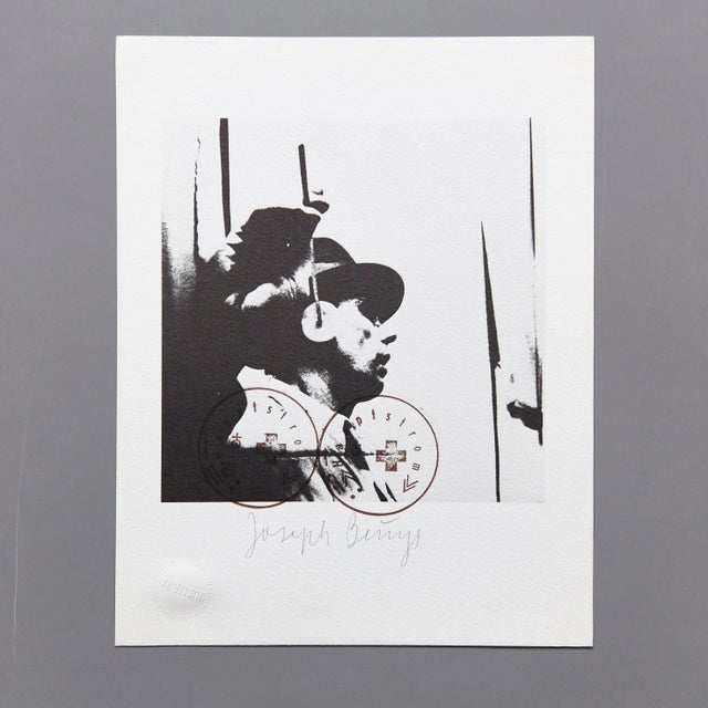 Lithograph by Joseph Beuys for Bolaffiarte, 1974 For Sale - Image 11 of 11