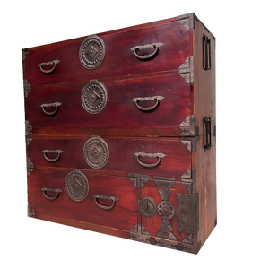 Large Meiji Nihonmatsu Chest of Drawers, Japan, 1912