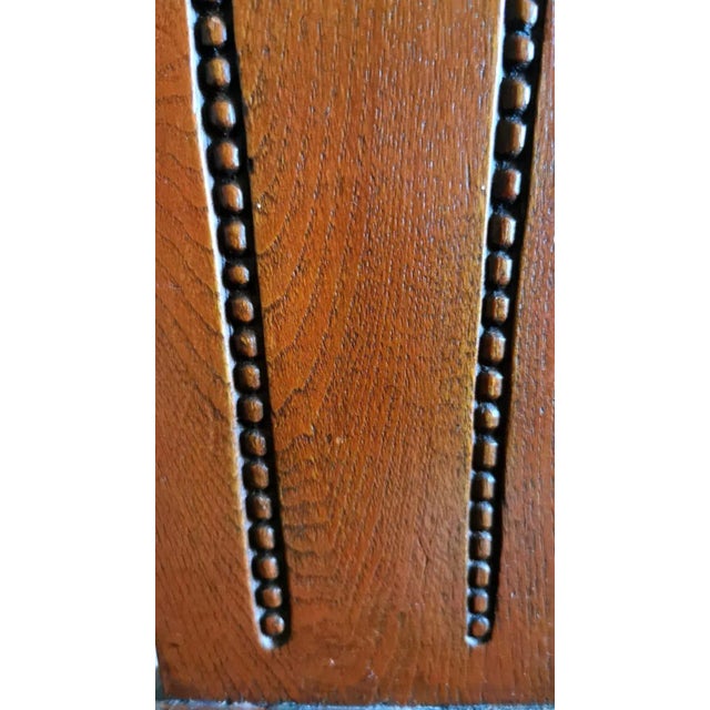 Art Deco Austrian Chair With Painted Panel For Sale - Image 9 of 13