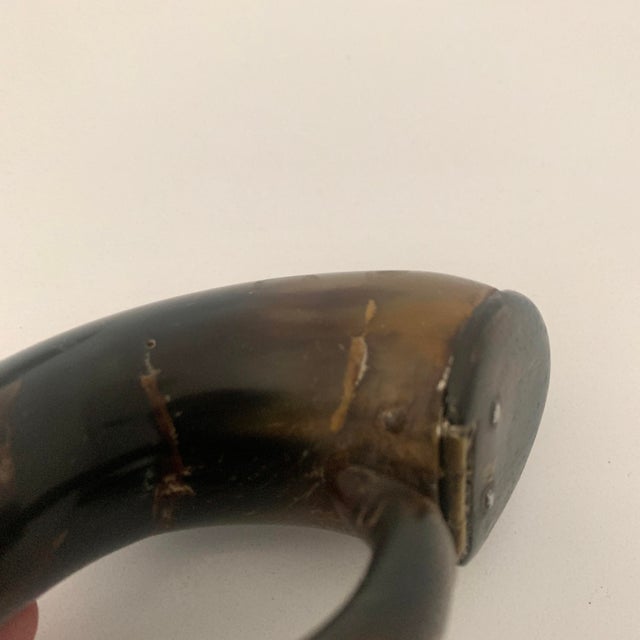 Brown 1745 Scottish Horn Snuff Mull For Sale - Image 8 of 9