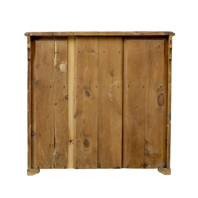 Antique Scandinavian Rustic Painted Cabinet, 1830 For Sale - Image 4 of 10