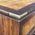 Petite Campaign Style Burlwood Coffee Table by Knob Creek For Sale - Image 9 of 13