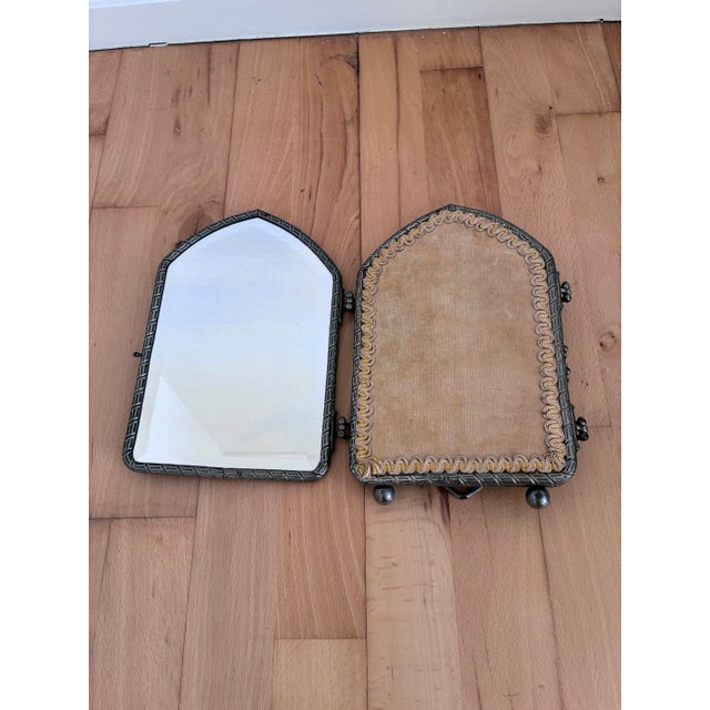 Art Deco Tri-Fold Boudoir Vanity Mirror, English, 1920s For Sale - Image 10 of 15