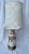 Vintage Chinoiserie Porcelain Table Lamp W/Silk Pagoda Shade For Sale In Palm Springs - Image 6 of 10