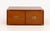 Modern Teak Two-Door Campaign Style Chest, with brass handles and mounts and "B. Altman & Co." label to reverse. 15.25" H...