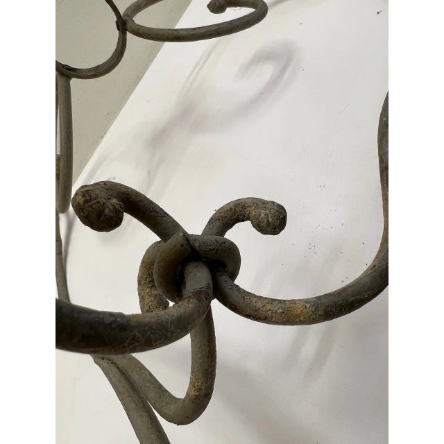 19th Century French Wrought Iron Stand for Witch Ball For Sale - Image 14 of 18