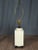 Blanc de Chine porcelain table lamp with cast bronze trim and base. Classic design by Crest of Chicago, stamped on the...