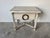 Vintage One Drawer End Table / Nightstand With Oversized Ring Pull Handle For Sale - Image 11 of 11
