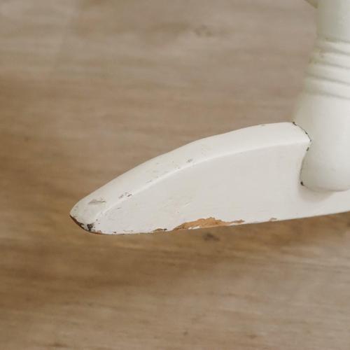 Vintage Windsor-Style White Rocking Chair For Sale - Image 13 of 15