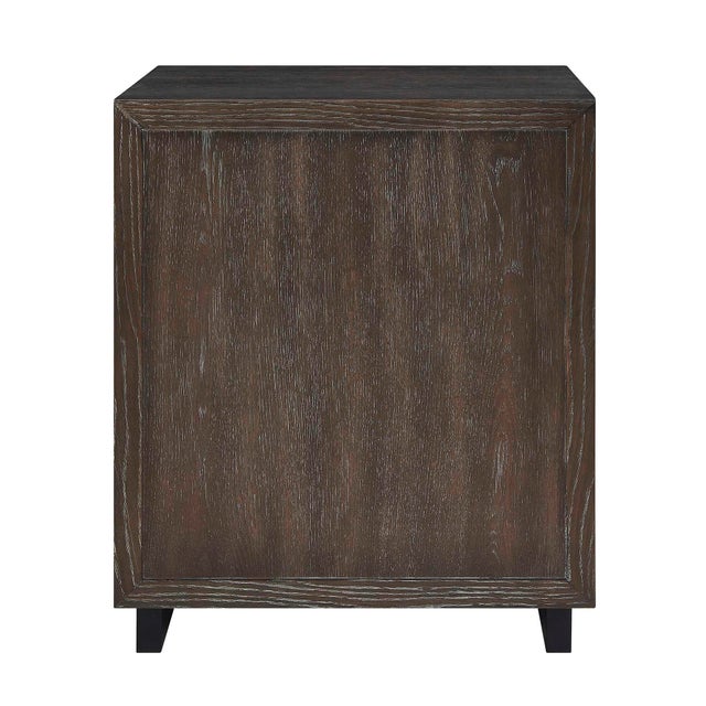 Barrett Dark Charcoal Oak Cabinet For Sale - Image 11 of 12
