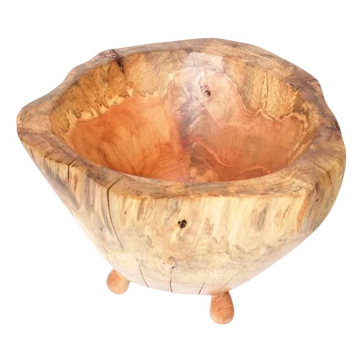 V1315 Vessel in Natural Oak Wood by Jörg Pietschmann For Sale