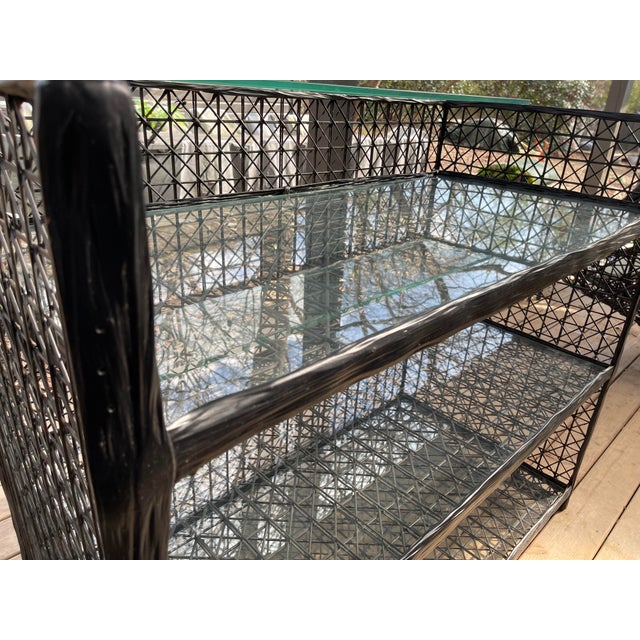 Mid 20th Century Outdoor Spun Fiberglass Dry Bar in the Style of Russell Woodard For Sale - Image 9 of 9