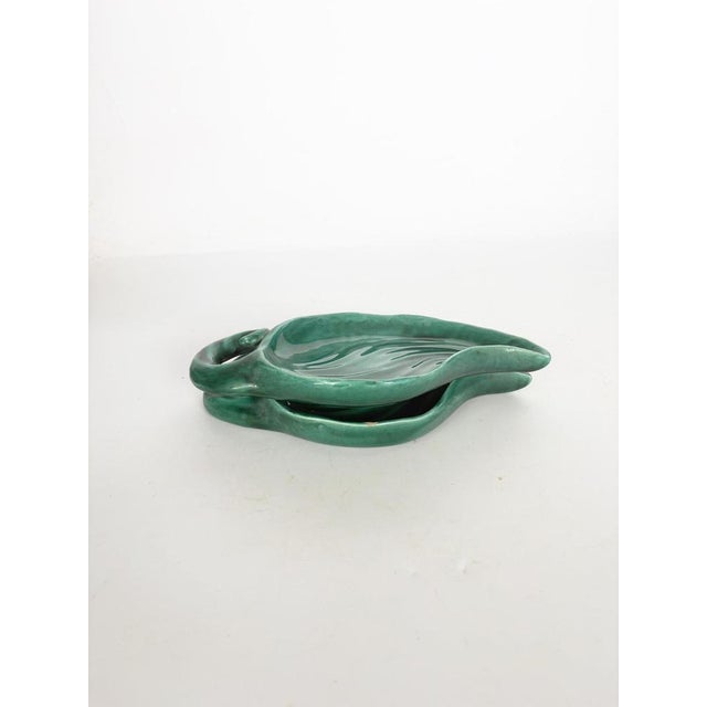 Ceramic Relish Dishes, France, 1960s, Set of 2 For Sale - Image 10 of 12