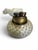 Mid-Century Modern Mid 20th Century Murano Bullicante White & Gold Fleck Glass Smoking Set - 3 Pieces For Sale - Image 3 of 8