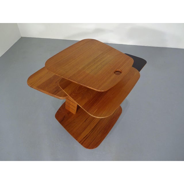 Tiered Console Table by Aksel Kjersgaard for Odder, Denmark, 1970s For Sale - Image 14 of 18