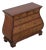 Ethan Allen Inlaid Townhouse Burl Wood Bombe Chest For Sale