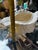 Nautical Pair of Large White Ceramic Shell Style Planters For Sale - Image 3 of 10