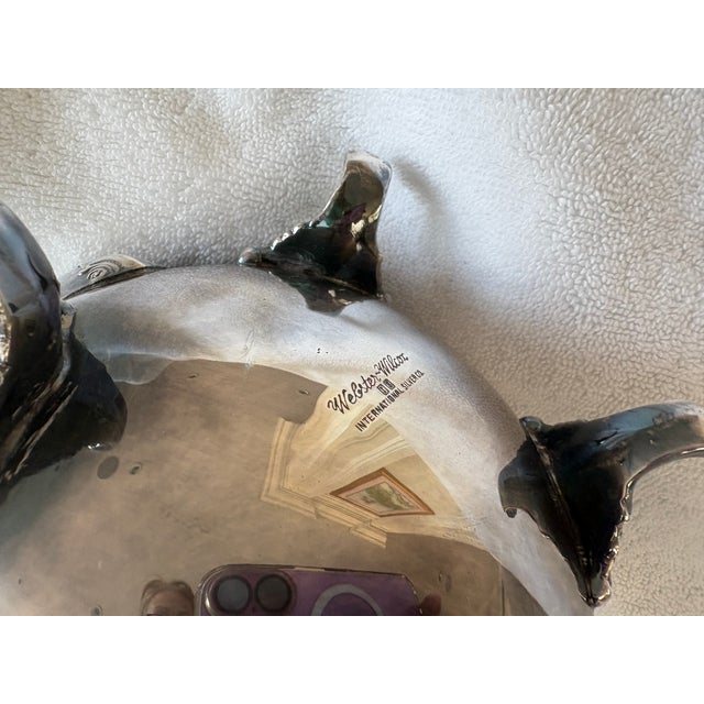 Metal Mid 20th Century Webster and Wilcox International Silver Tea Set - Set of 5 For Sale - Image 7 of 12