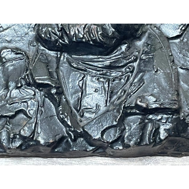 Traditional 1900s English Cornish Fisherman Sea Captain Pipe Smoker Wall Plaque Sculpture For Sale - Image 10 of 11