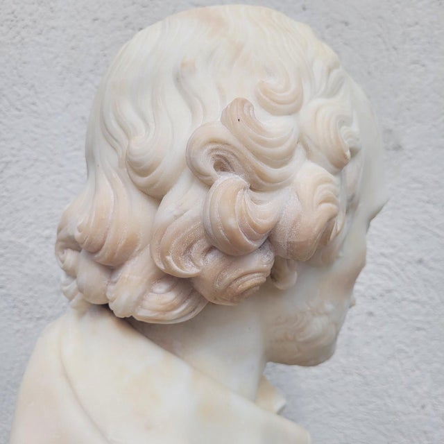 Shakespeare, White Bust, 1800s, Marble For Sale - Image 16 of 18