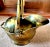 Antique Early 19th Century English Polished Solid Brass Coal Scuttle with Handle. Handmade, Polished Solid Brass. Circa...