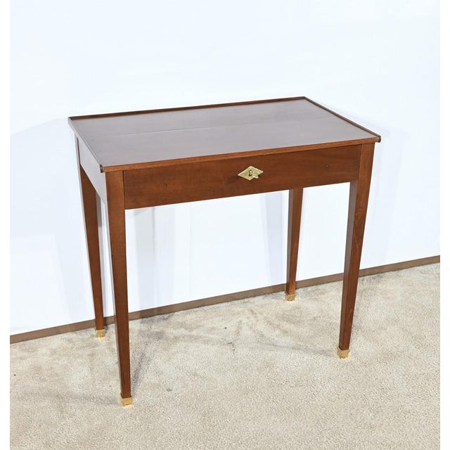 Small Directoire Mahogany Table, Early 19th Century For Sale - Image 3 of 18