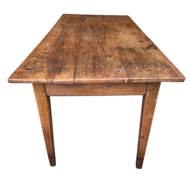 Louis Philippe Farmhouse Table in Cherry Wood, 1880 For Sale - Image 11 of 18