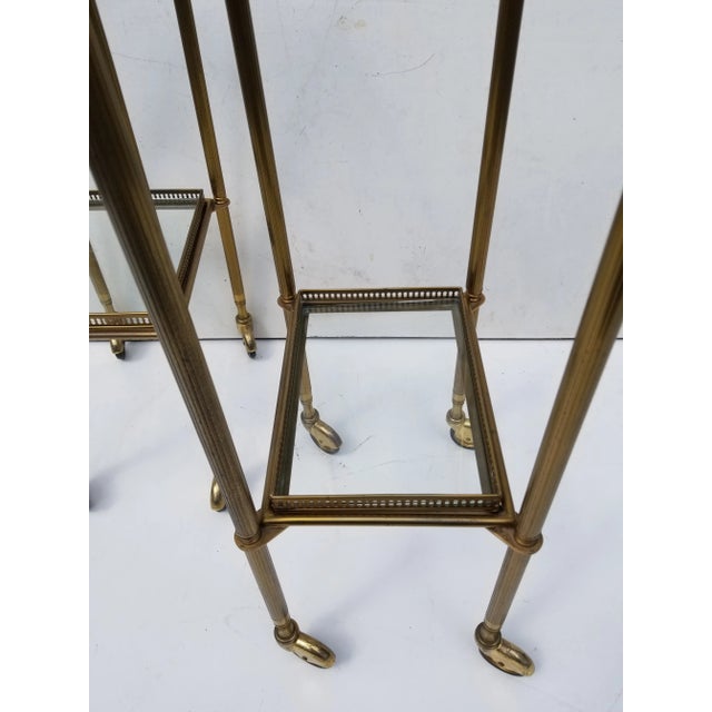 1950s Maison Bagues Style Side Tables - a Pair For Sale - Image 9 of 10